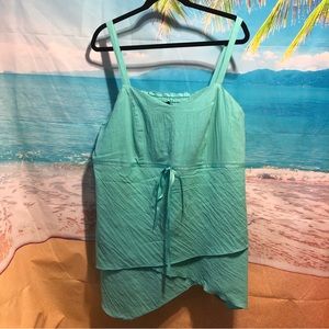 NWT Lane Bryant 100% Cotton Spaghetti Strap Heart/V-Neck Top - Size 20